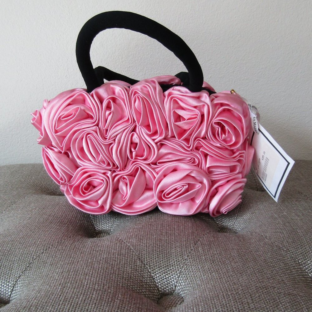 Laura Madrigano Special Occasion Rose Purse NEW
